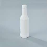 E07 條紋乳白圓瓶